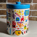 Disney Parks Mickey Mouse Icons Ceramic Cookie Jar Canister