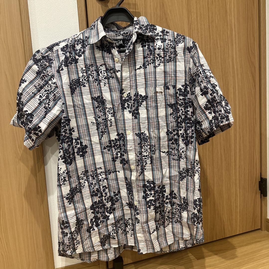Old STUSSY checkered shirt.