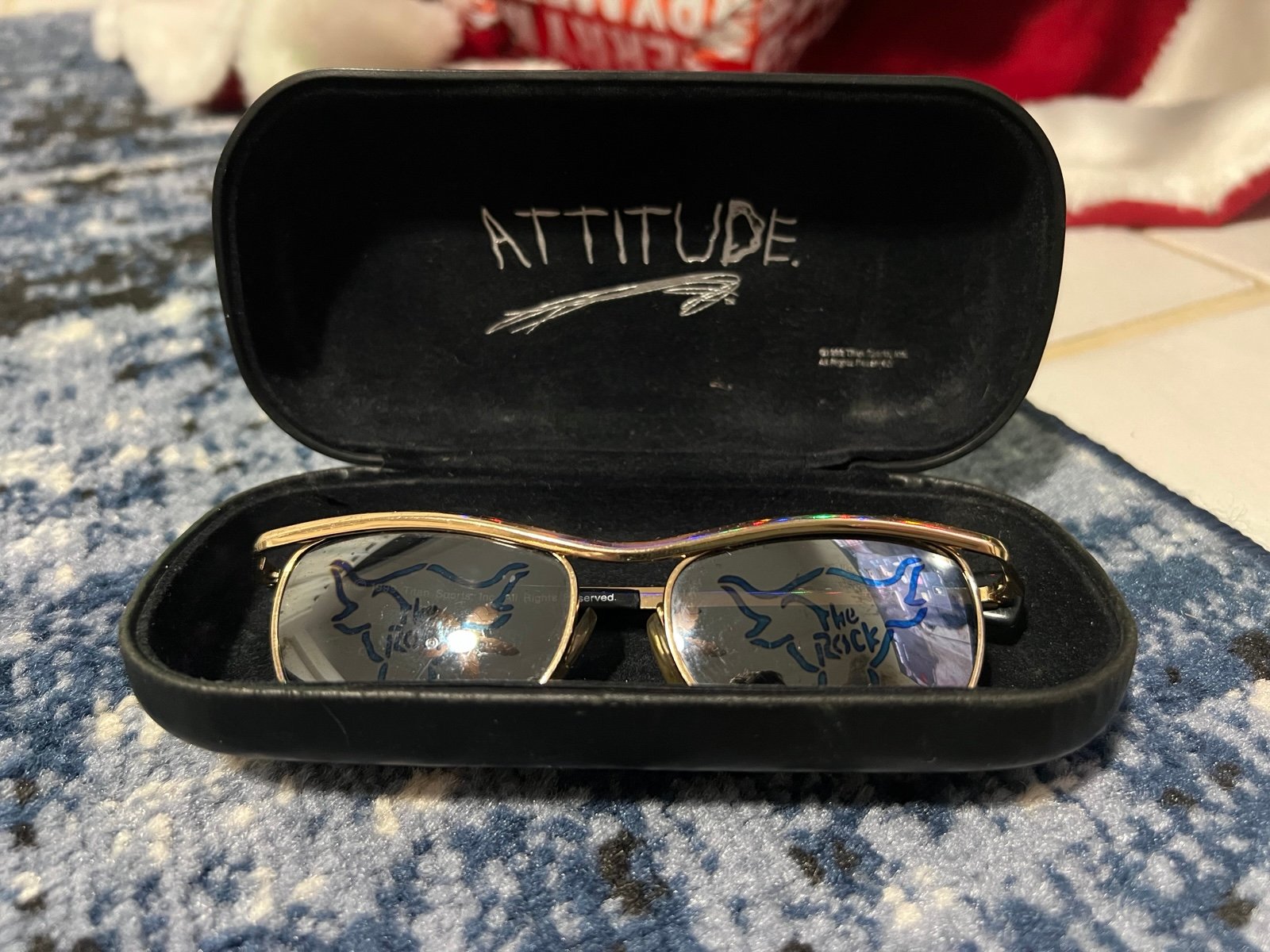 The Rock Sunglasses WWF Attitude VERY RARE WWE