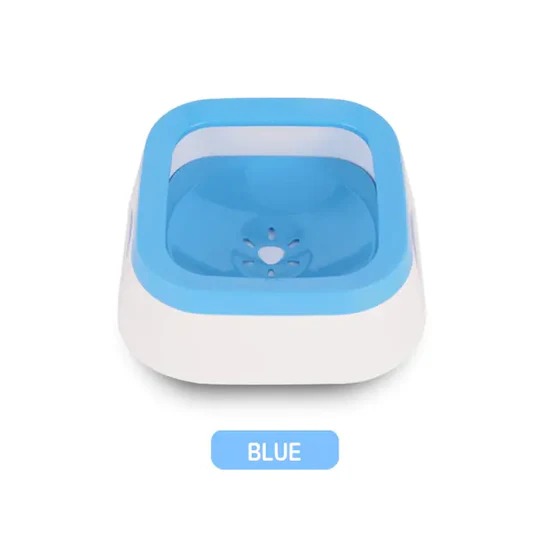 POOCH-LABS Blue 1000ml Anti-splash Pet Water Bowl