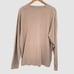 Cutter & Buck Mens Beige V Neck 100% Pima Cotton Pullover Sweater XL Preppy