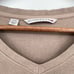 Cutter & Buck Mens Beige V Neck 100% Pima Cotton Pullover Sweater XL Preppy