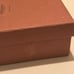Louis Vuitton LV Square Gift Box Brown Textured Lift Lid Luxury Storage Display