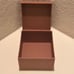 Louis Vuitton LV Square Gift Box Brown Textured Lift Lid Luxury Storage Display