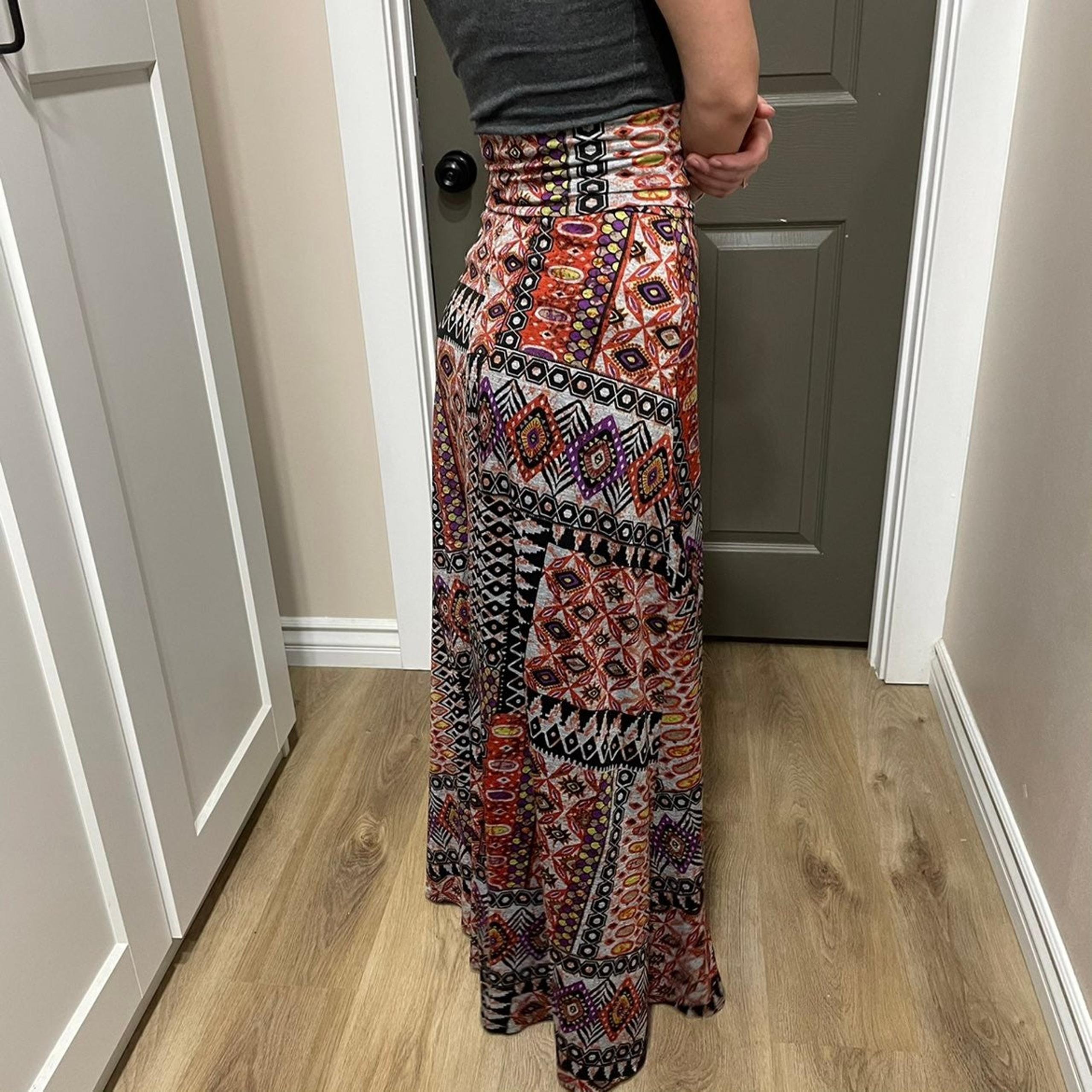 BISOU BISOU | maxi patterned skirt