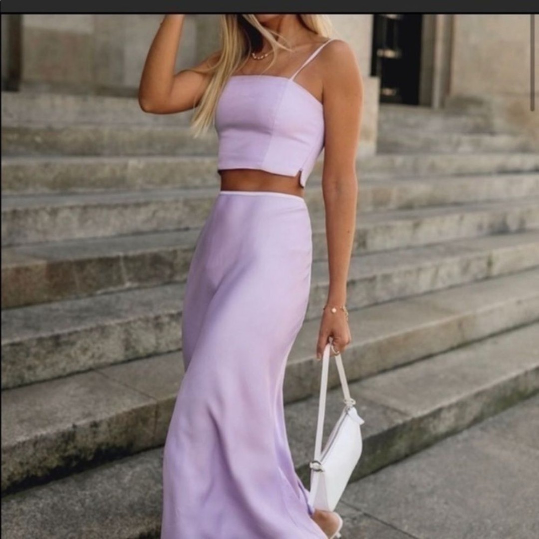 Zara satin midi skirt 7385/352