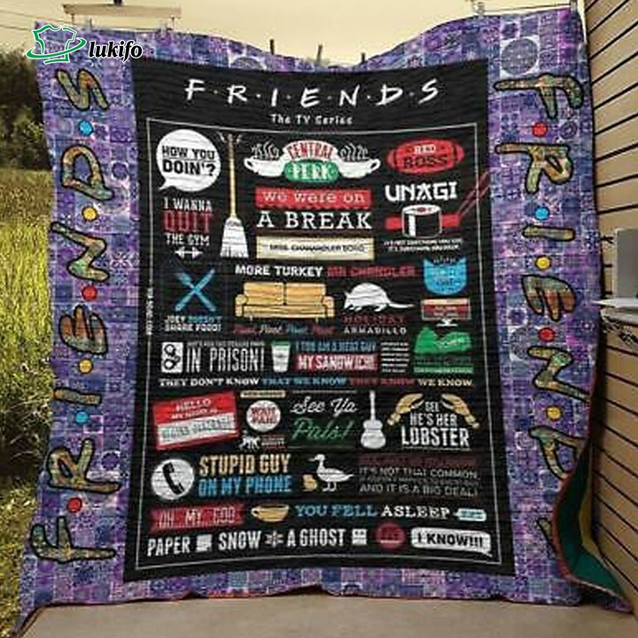 Friends TV Show Fleece Blanket
