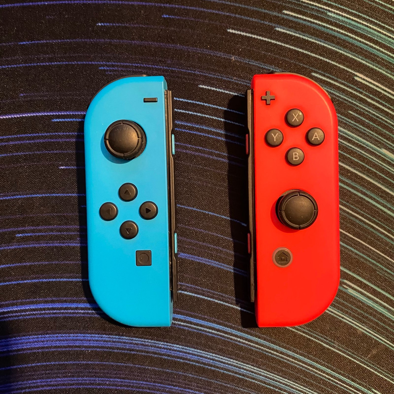 Nintendo Switch joycons neon