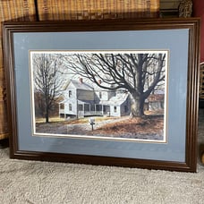 Jim Gray waitin for the family lithograph art print signed numbered framed