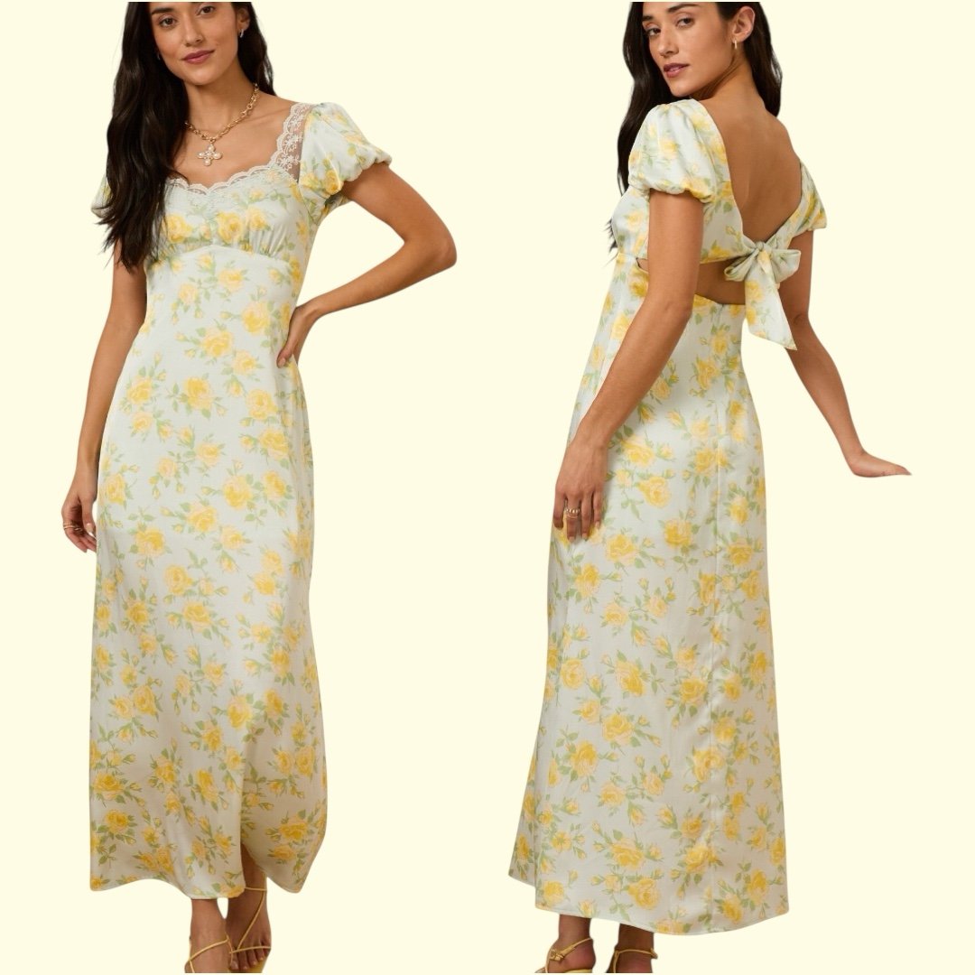 Altar’d State Paisley Floral Maxi Dress NWT Small