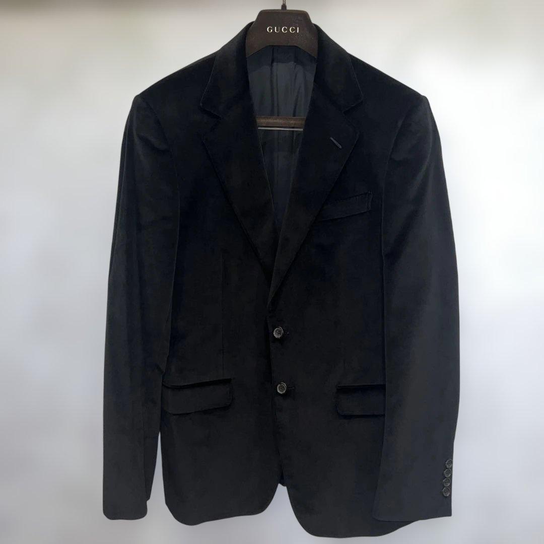Gucci Black Velvet Suit