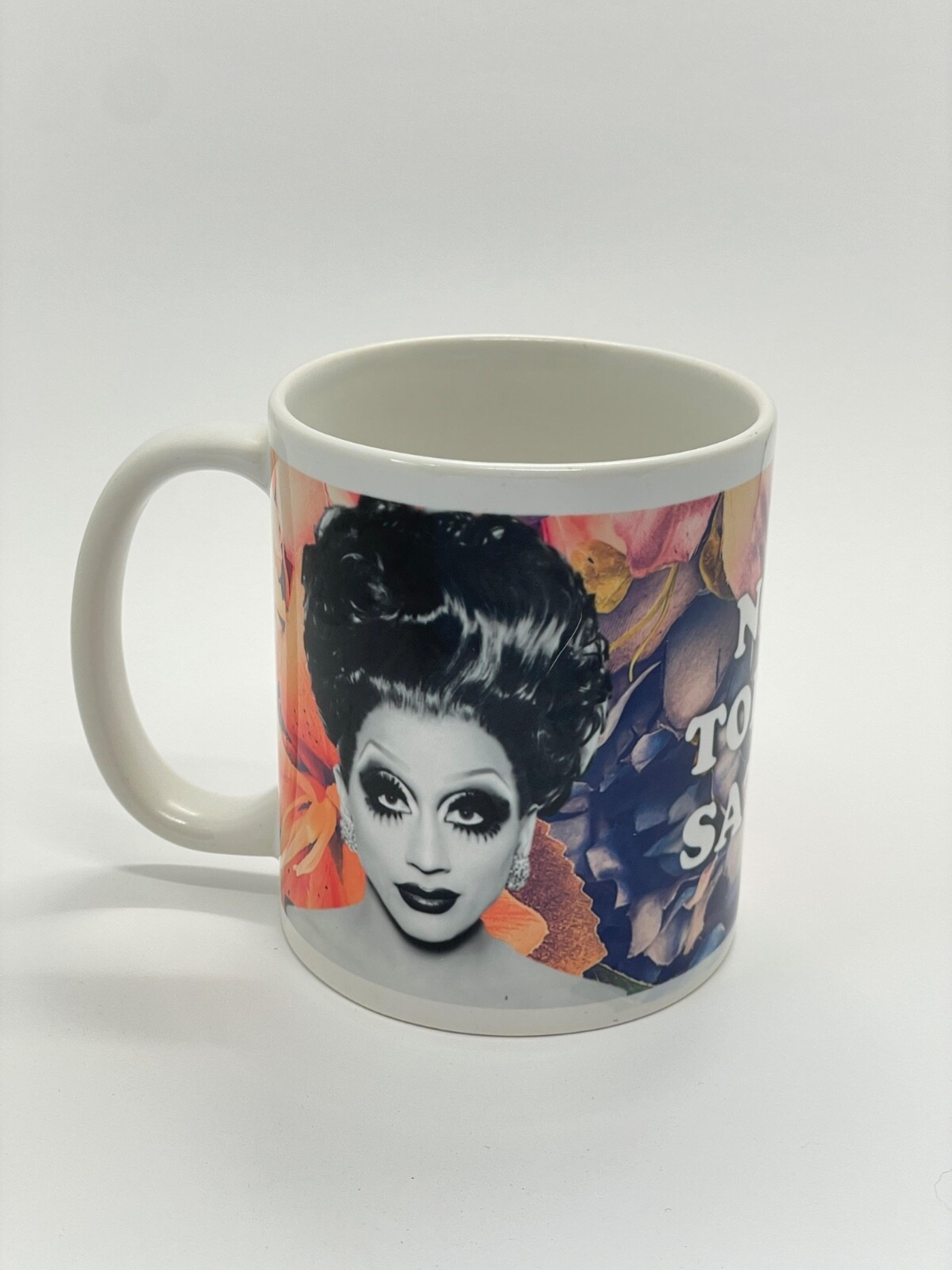 NOT TODAY SATAN Coffee Mug Cup Drag Queen Ru Paul Drag Race Multicolor Funny NEW