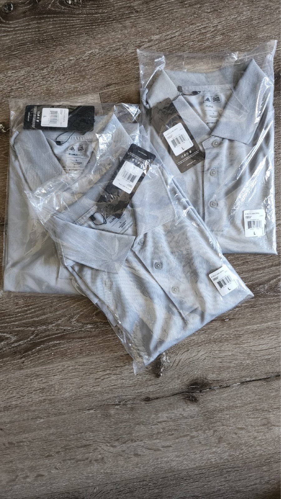 Adidas clima elite golf polo x 3