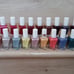 Large 23 Essie gel couture long wear nail polishes mixed lot/bundle