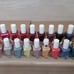 Large 23 Essie gel couture long wear nail polishes mixed lot/bundle