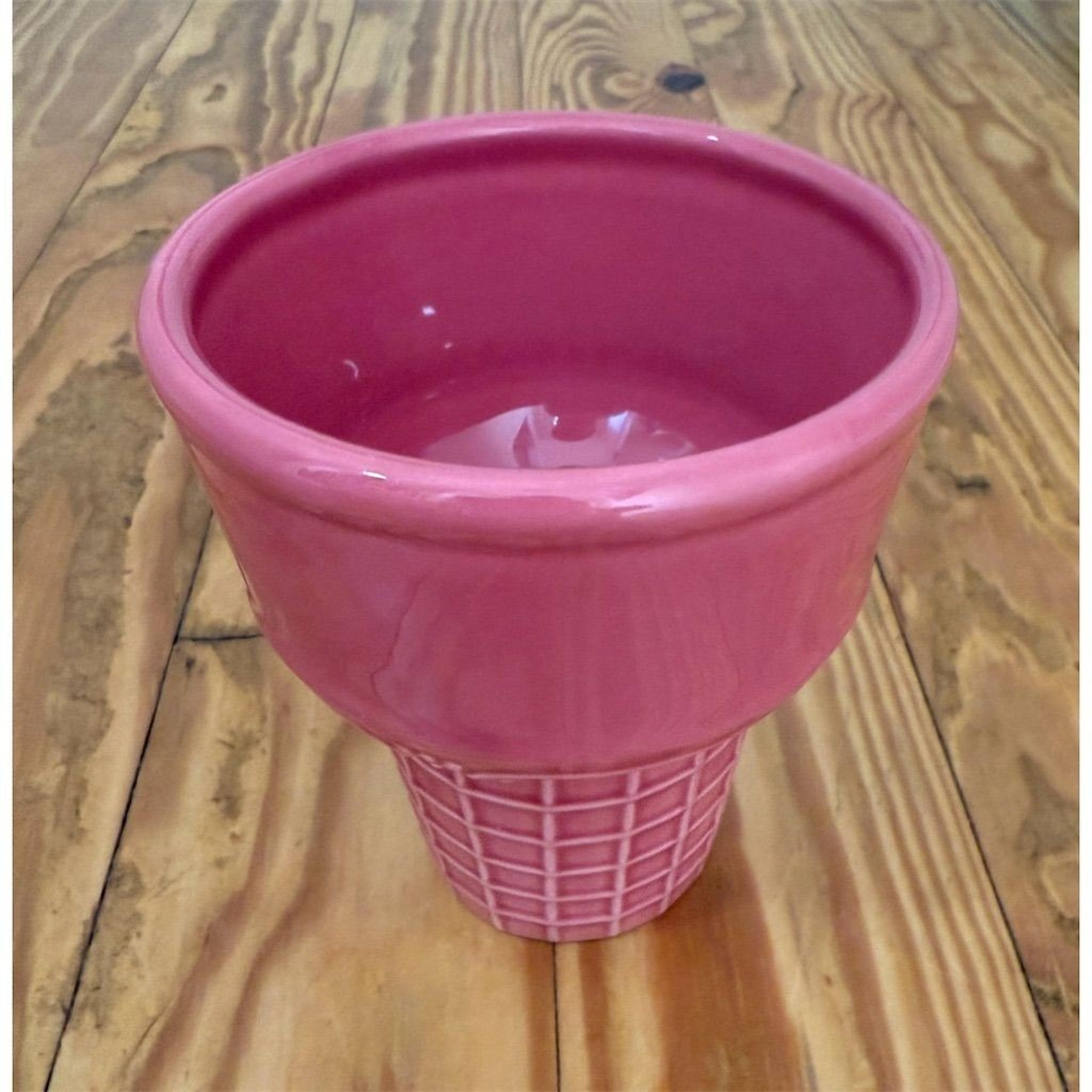 Pfaltzgraff Pink Ice Cream Cone Bowl Whimsical Dessert Dish replacement