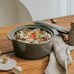 7 Ceramic Casserole Pot | 1.4qt, Matte Gray, Oven, Dishwasher Safe, Made Korea