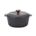7 Ceramic Casserole Pot | 1.4qt, Matte Gray, Oven, Dishwasher Safe, Made Korea