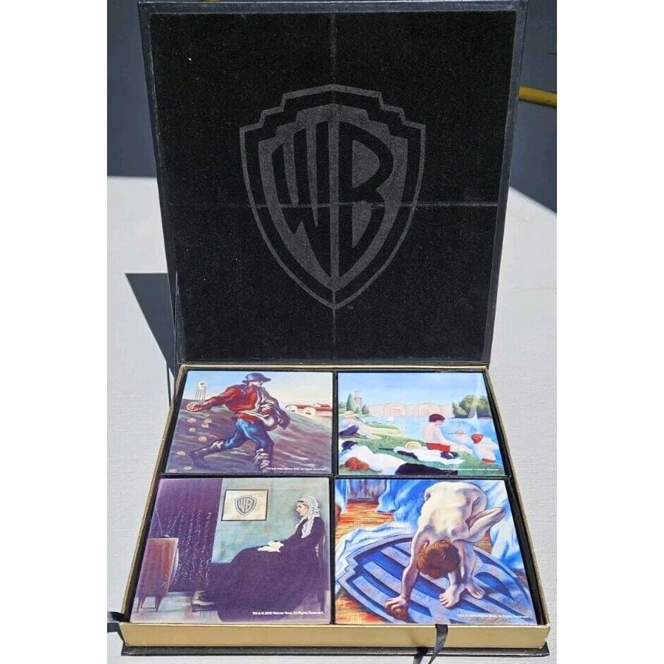 Warner Bros Handcrafted Promo Tile Set Inspired by Famous Paintings Limited Ed