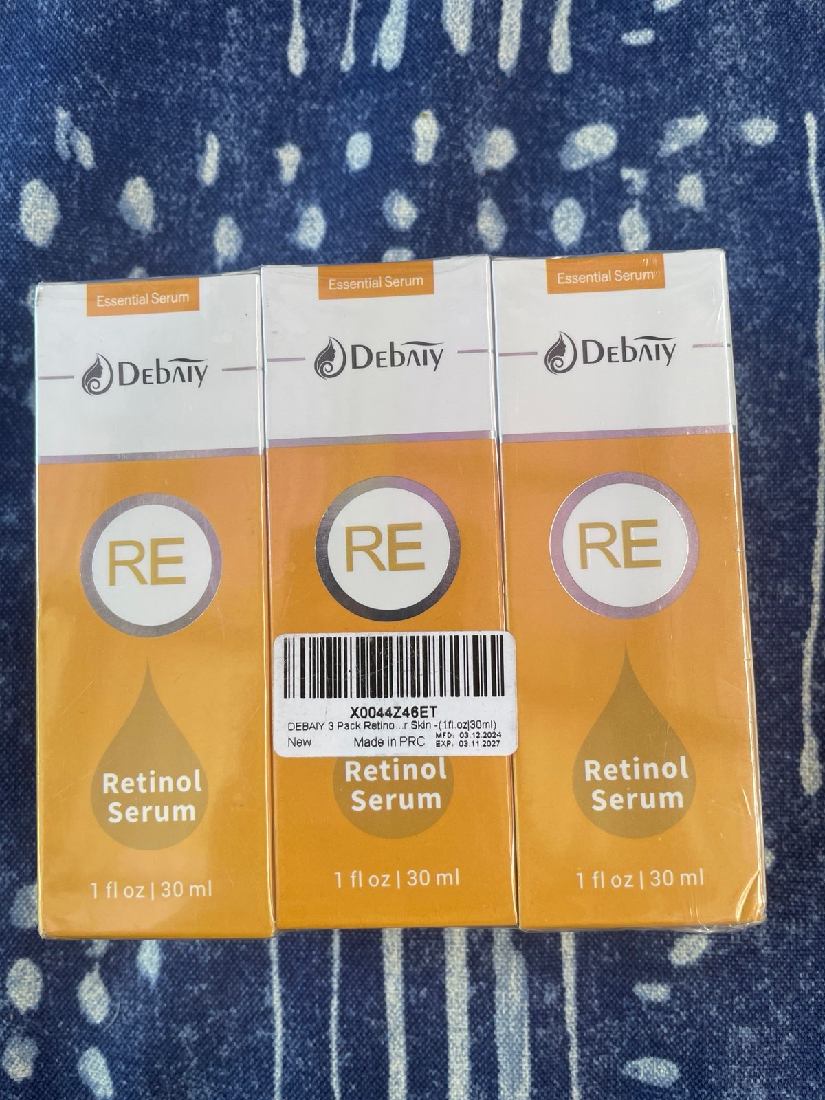 DEBAIY 3 Pack Retinol Serum for Face Moisturizing Anti Aging Serum Anti-Wrinkle