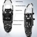 Snowshoes, Lightweight Aluminum All Terrain Snowshoes with Poles for Men & Women