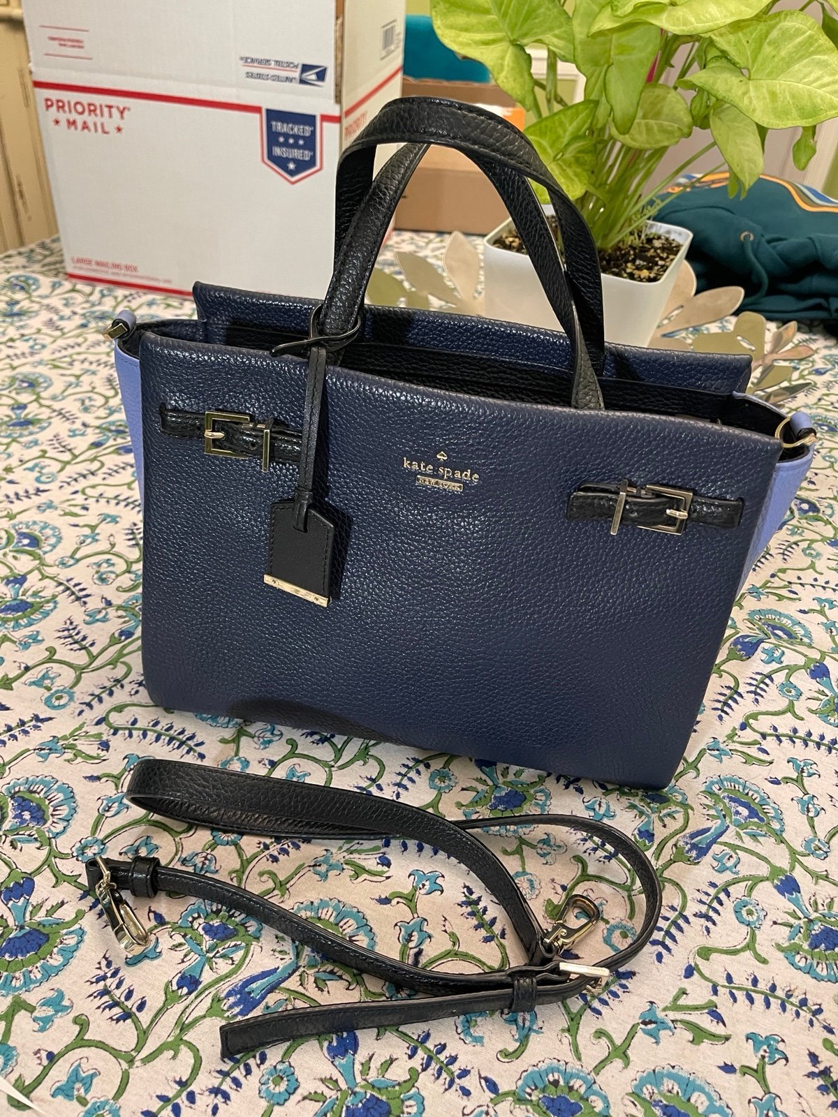 Kate Spade Lena Colorblock Purse with Long Strap