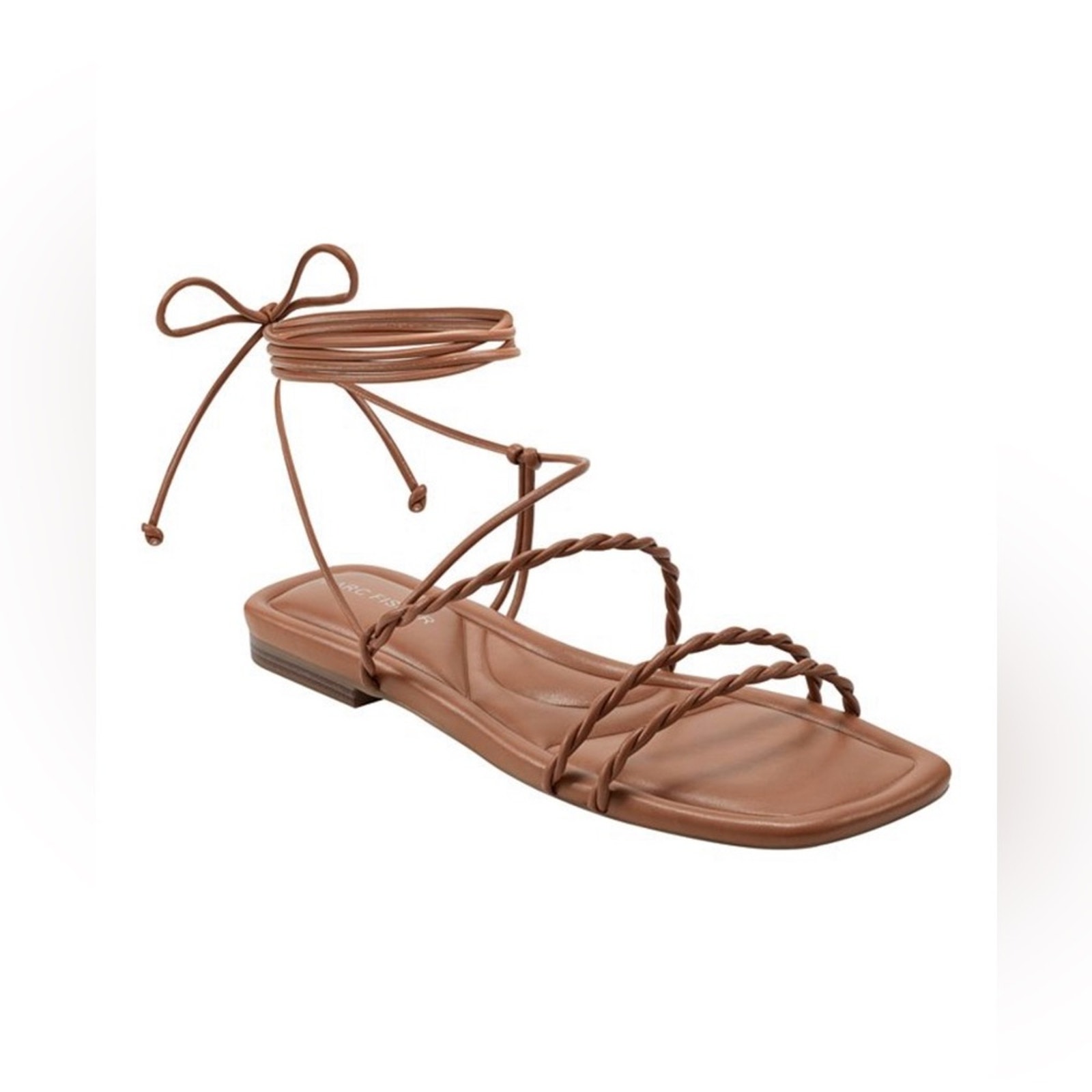 MARC FISHER Women's Lakita Strappy Casual Flats Sandals - 11