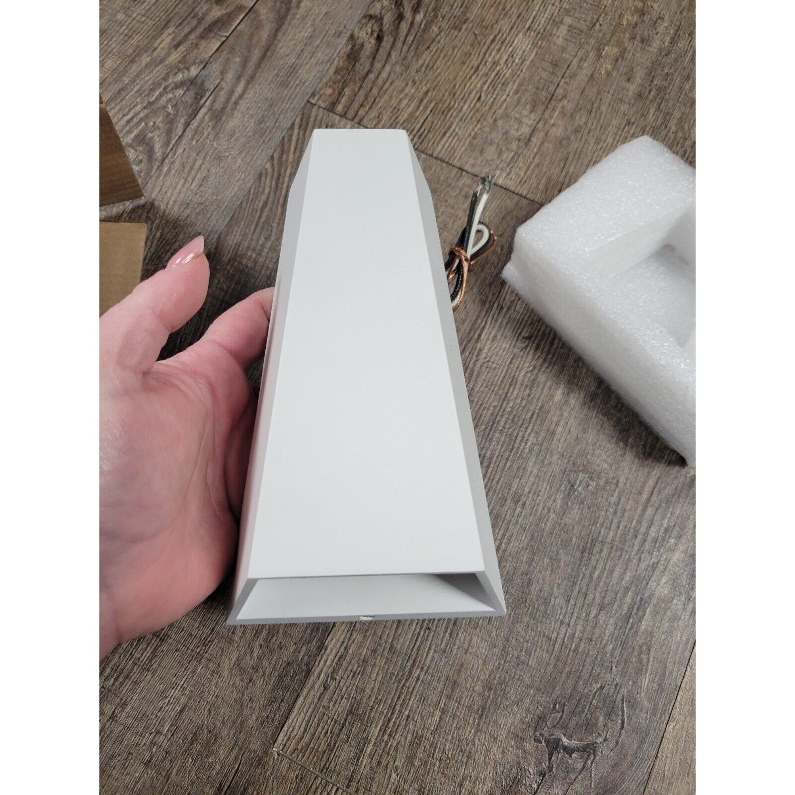 Kuzco Drotto LED Outdoor Wall Light in White Sconce High End Luxury