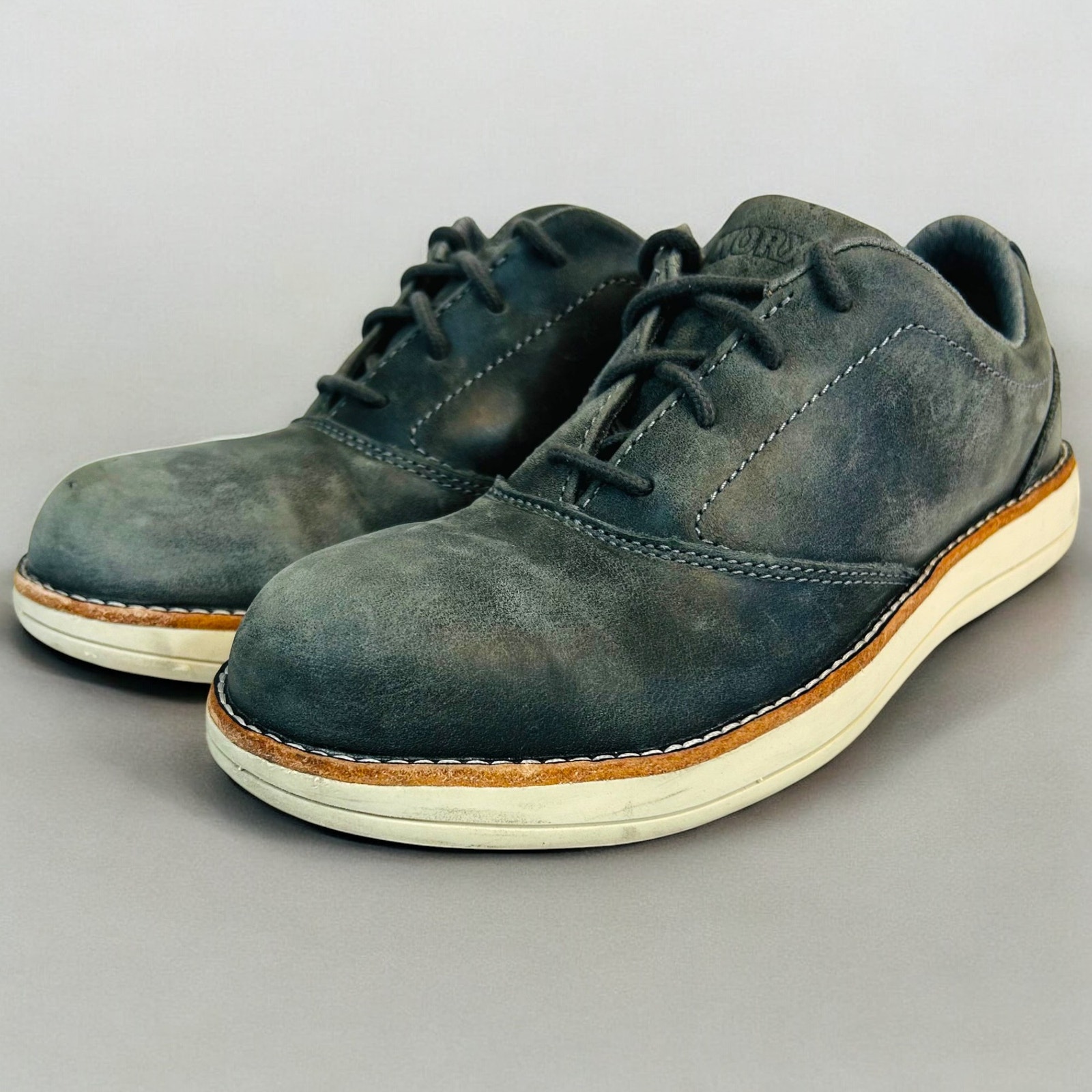 WORX by Red Wing Shoes Steel Toe Oxford 5144 Womens 8M Gray Safety