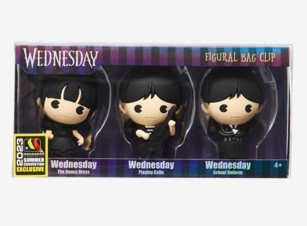 Wednesday Figural Key Chain Set 2023 Summer Convention Exclusive