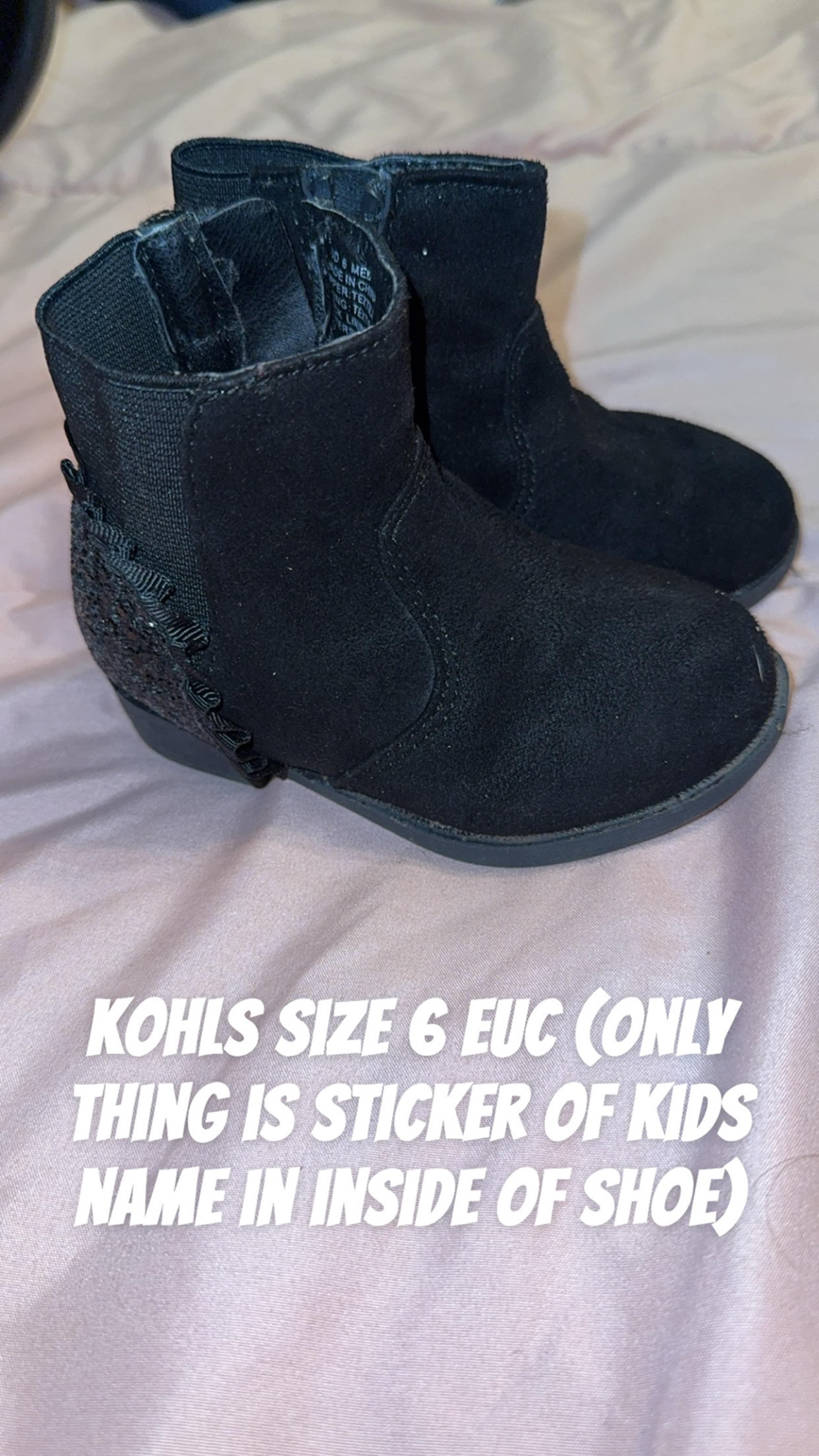 Kohls boots size 6c