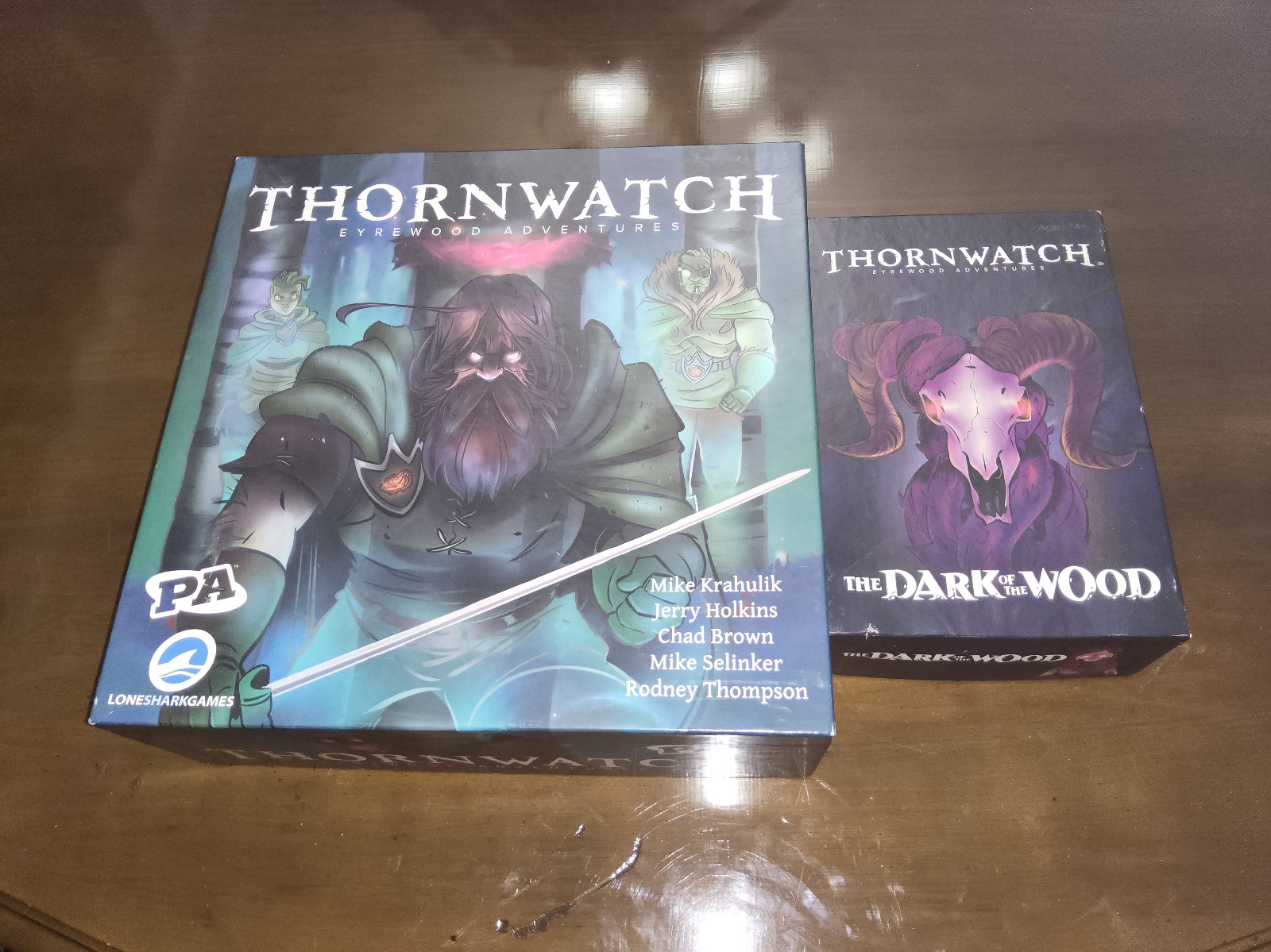 Kickstarter thornwatch and the dark of the wood expression penny games board
