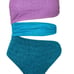 Baobab Isla Color Blocked Strapless One Piece Swimsuit