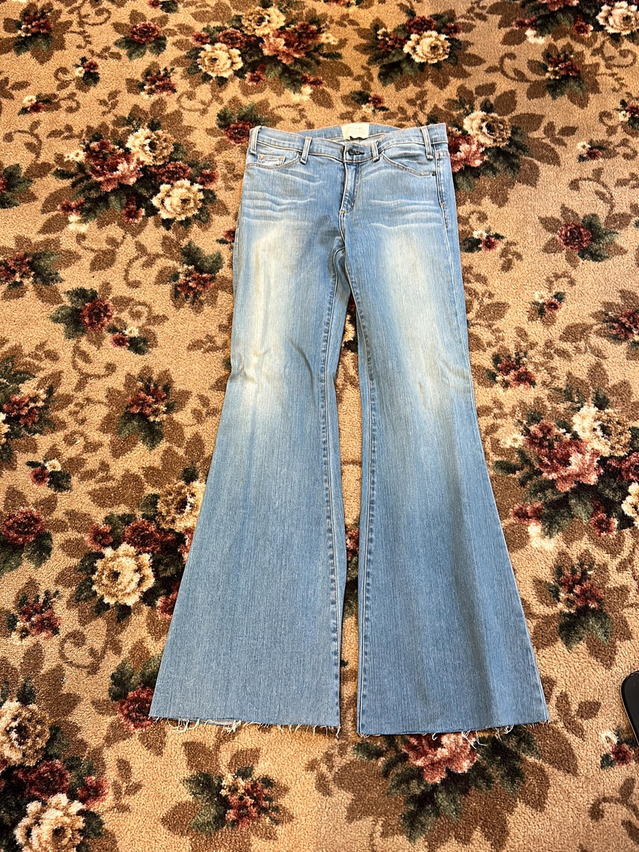 Mcguire Denim Majorelle Flare Raw Hem