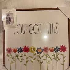 Rae Dunn Wood frame Canvas