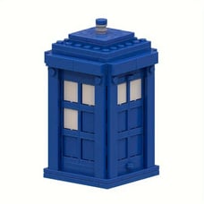 Custom Doctor Who Tardis Police Box 4Lego Mini Figures 238 Brick Time Machine