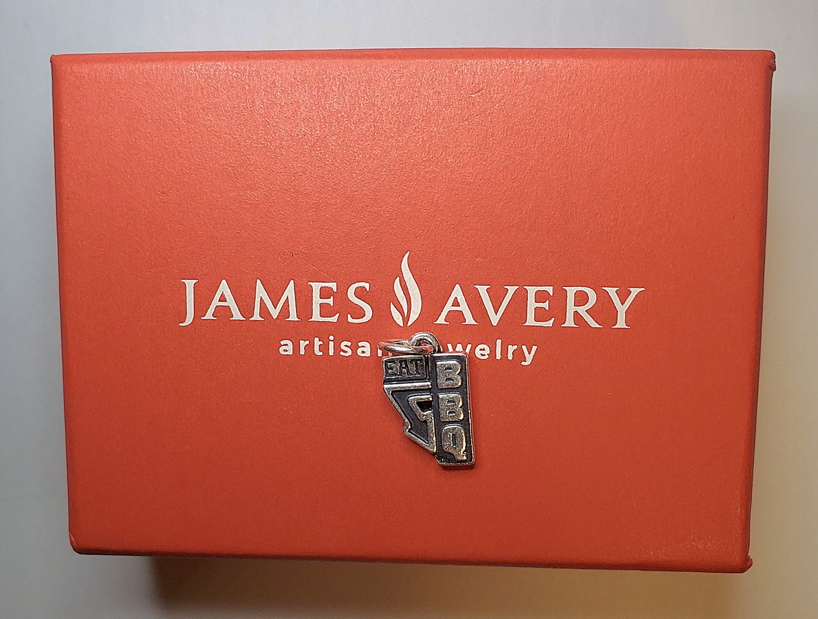 James Avery Retired Eat Bbq Charm
