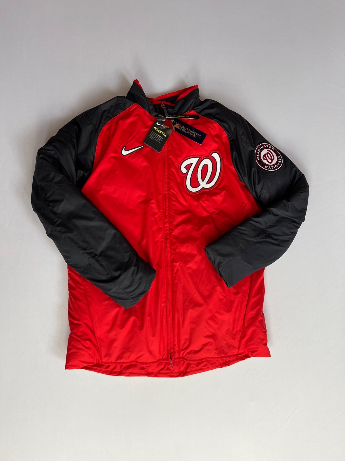 Nike Washington National Dugout Full Zip Downfill Jackets