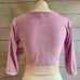 Pastiche Jeans x Free People Jules Terry Crop Top. NWT. Medium. Lavender/ White.