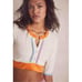 Pastiche Jeans x Free People Jules Terry Crop Top. NWT. Medium. Lavender/ White.