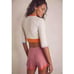 Pastiche Jeans x Free People Jules Terry Crop Top. NWT. Medium. Lavender/ White.