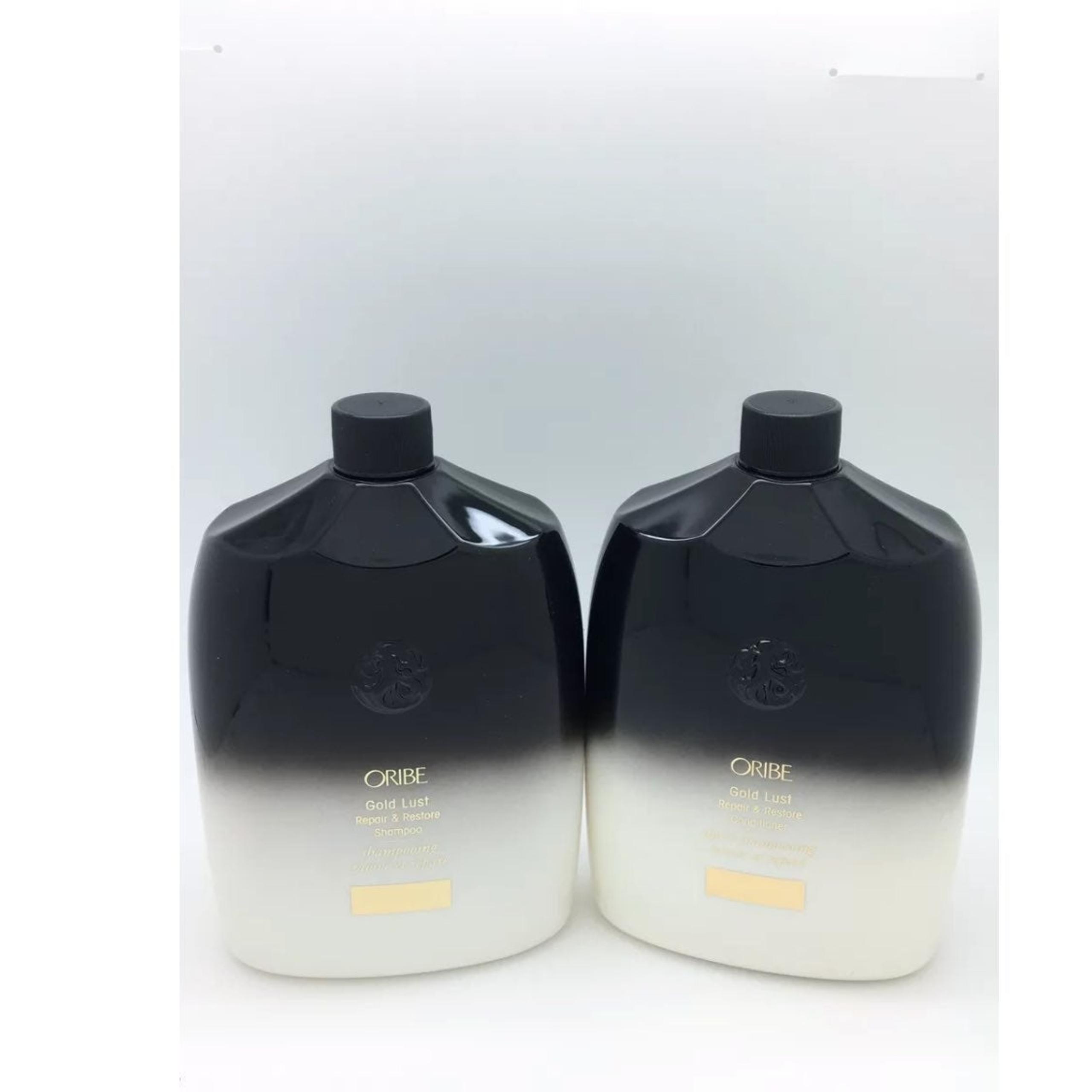 Oribe Gold Lust Repair and restore shampoo and conditioner liter duo set 1L each