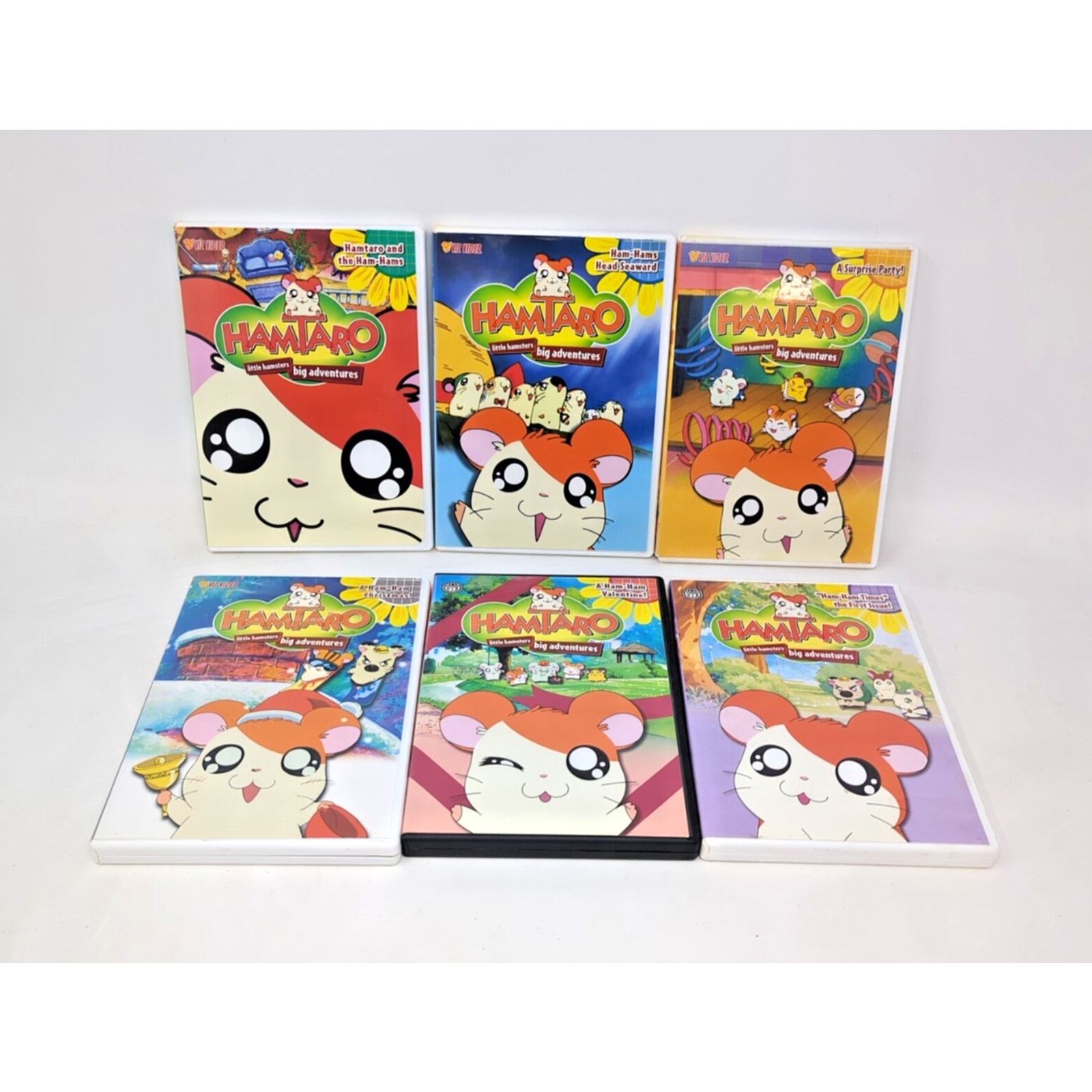 RARE Hamtaro little big adventure Complete DVD Set Vol 1-6 1,2,3,4,5,6 DHA OOP