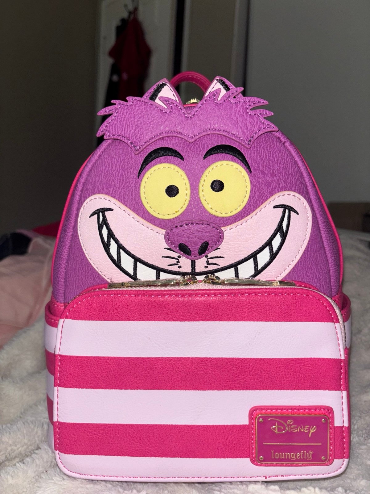 Loungefly Disney Alice in Wonderland Cheshire Cat GITD Mini Backpack