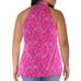 Lauren Ralph Lauren Womens Linen Work Wear Halter Top Fuchsia XXL