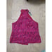 Lauren Ralph Lauren Womens Linen Work Wear Halter Top Fuchsia XXL