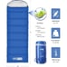 HONEST OUTFITTERS Sleeping Lightweight & Portable Blue Bag Envelope Sleeping Bag