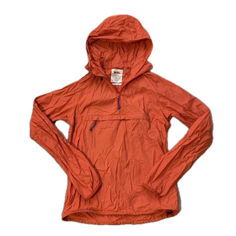 FJÄLLRÄVEN High Coast Wind Anorak Jacket – Orange, Size XS