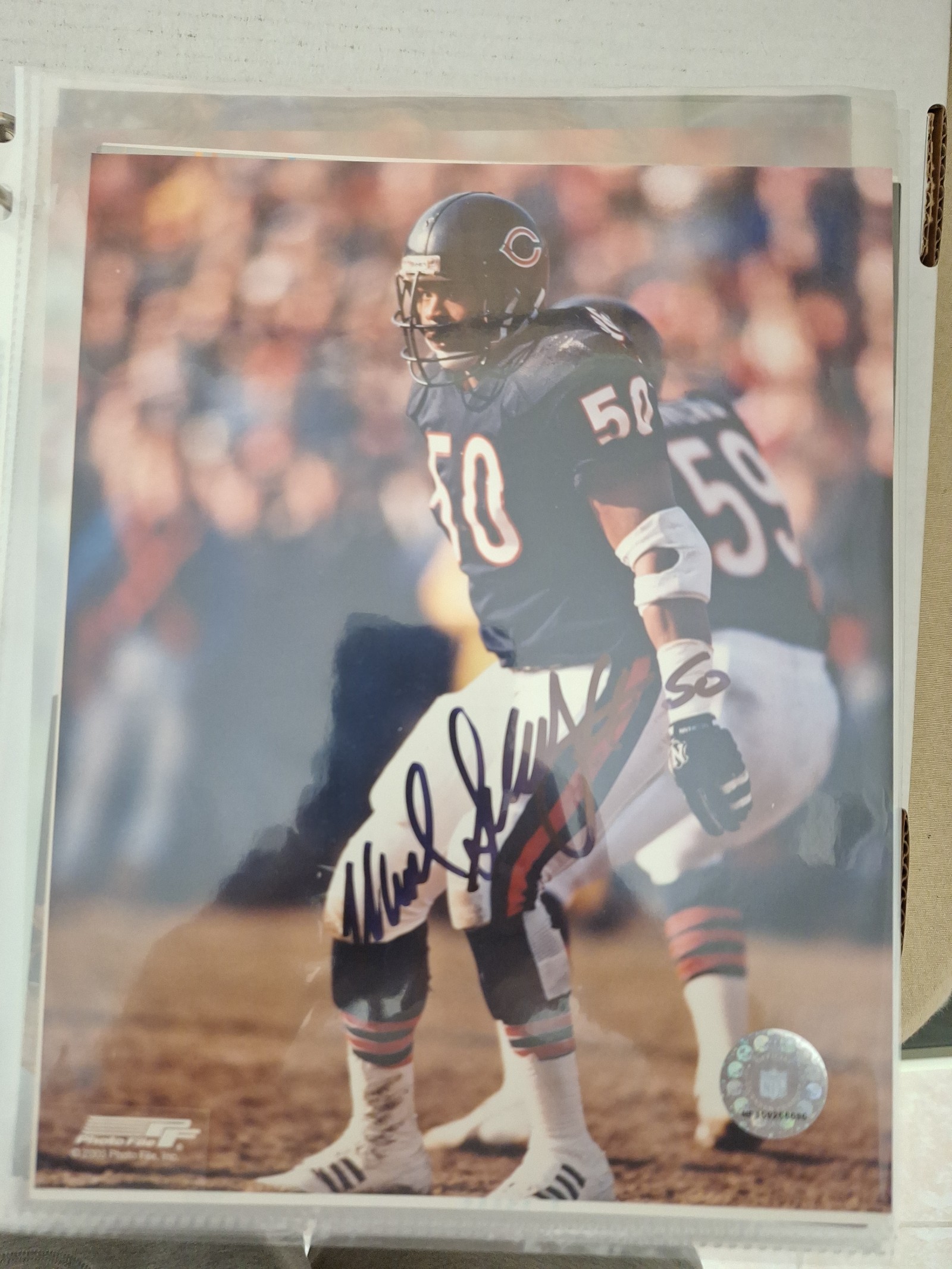 Mike Singletary autograph 8x10 picture