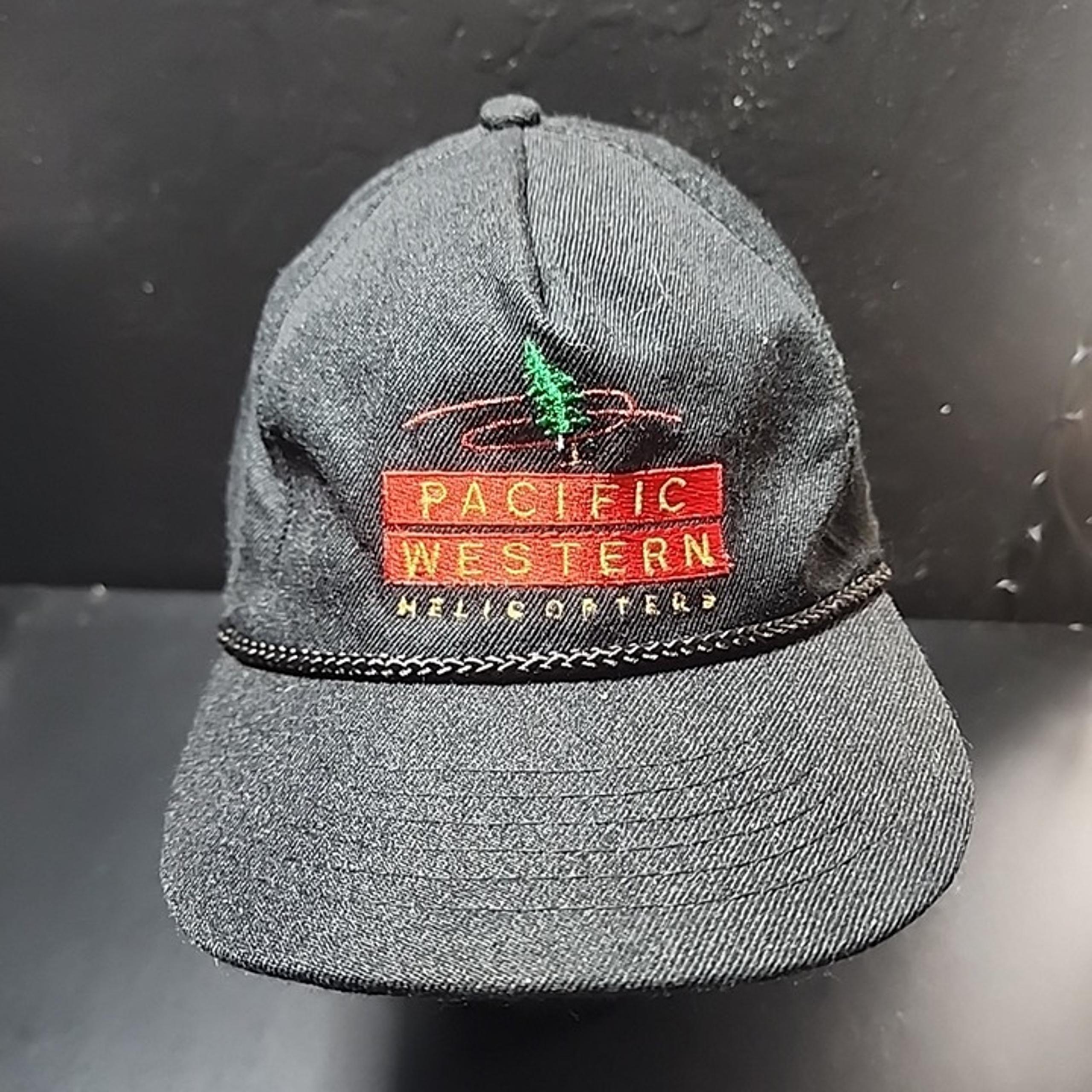 Pacific Western Helicopters Vintage truckers  Hat